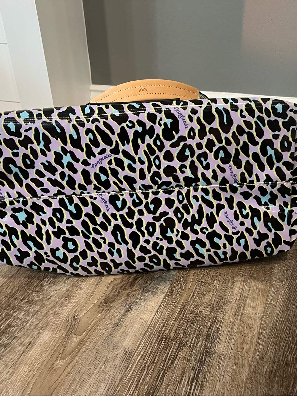 Consuela Big Breezy Tote Dee Dee Leopard Print Multicolor Bag - Picture 7 of 9